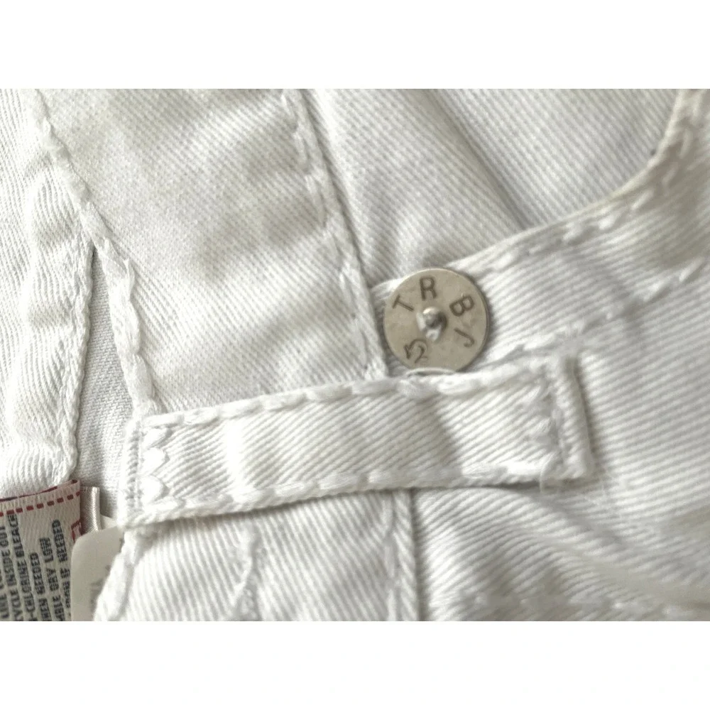 True Religion Men's Ricky Super T Denim White Jeans Made in USA 32x31